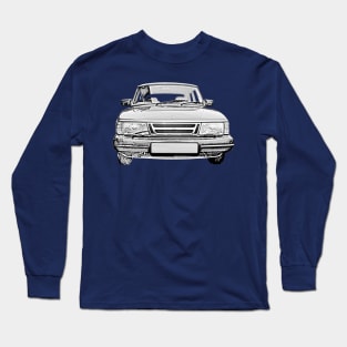 Saab 900 classic car Long Sleeve T-Shirt